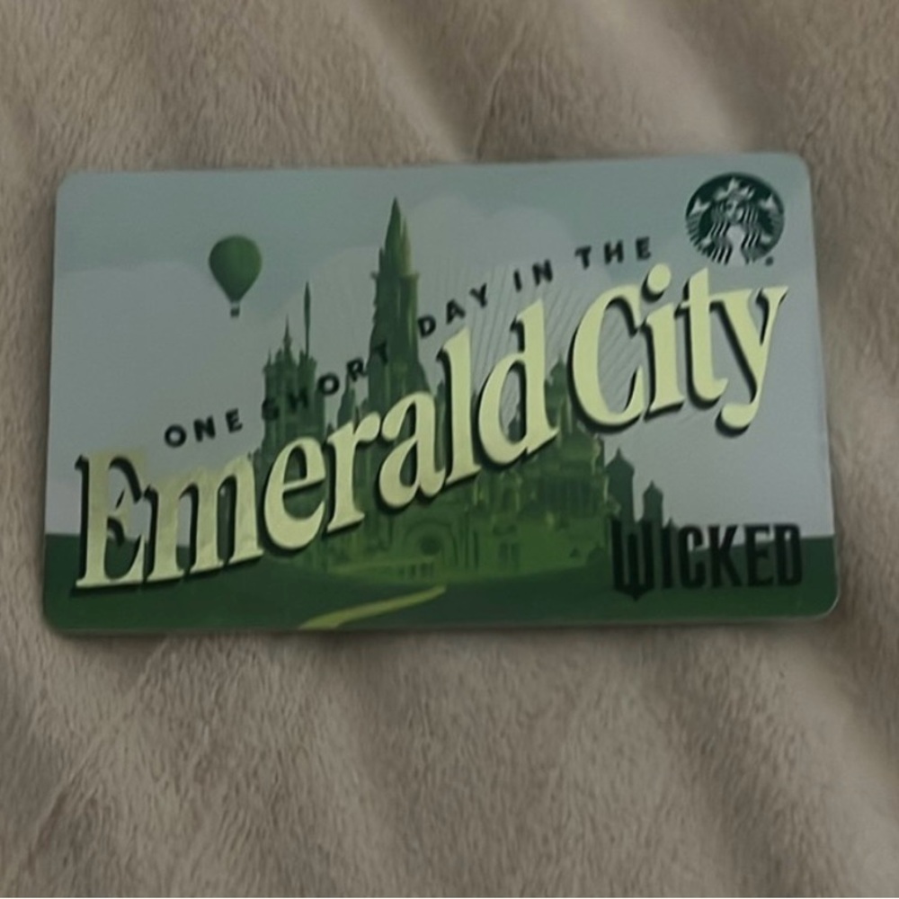 Starbucks Wicked Gift card NO CASH VALUE!!